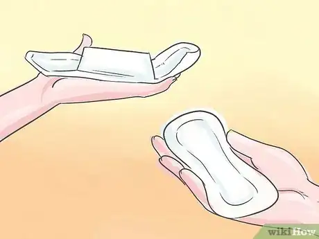 Image titled Use a Sanitary Napkin (Pad) Step 1