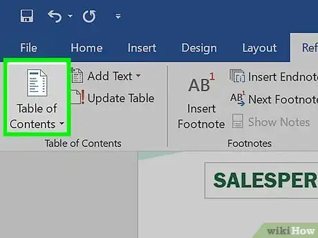 Image titled Edit the Table of Contents in Word Step 11