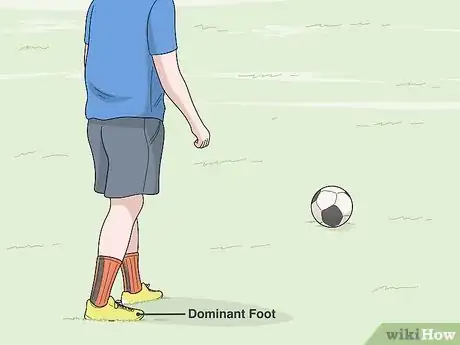 Image titled Kick a Soccer Ball Hard Step 1