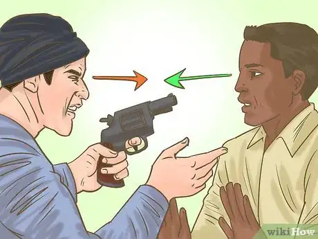 Image titled Act when Held at Gunpoint Step 2