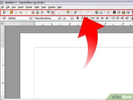 Image titled Use OpenOffice.org Writer Step 3Bullet2