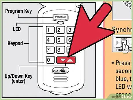 Image titled Reset and Program Genie Wireless Keypad Remote Pin Step 6