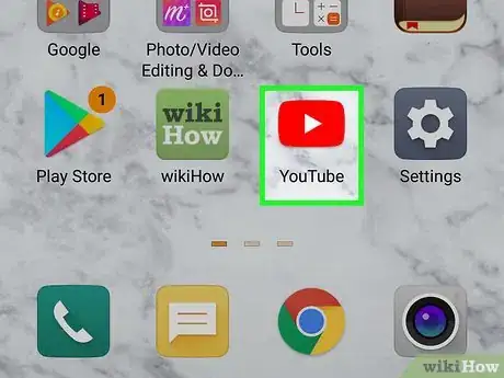 Image titled Hide Video Player Controls on YouTube on Android Step 1