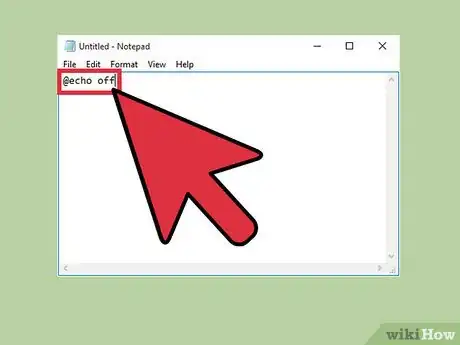 Image titled Crash Your Computer Using a Batch File Step 2