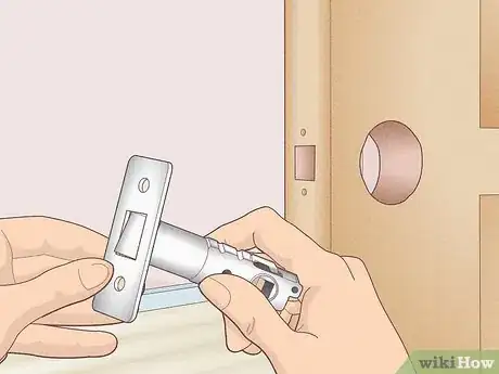 Image titled Install a Door Knob Step 2