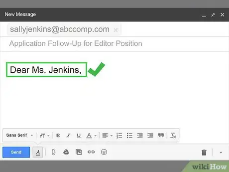 Image titled Write a Follow Up Email for a Job Application Step 4