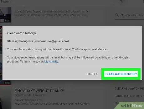 Image titled Clear Your YouTube History Step 11