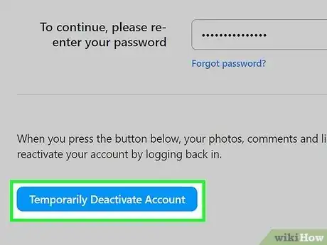 Image titled Temporarily Disable an Instagram Account Step 19