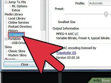 Image titled Rip an Audio CD Using Winamp Step 8