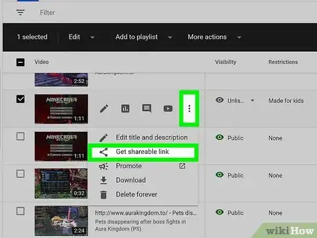 Image titled Get Links for Unlisted YouTube Videos Step 5