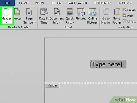 Image titled Add a Header in Microsoft Word Step 4