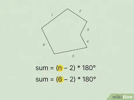 Image titled Calculate the Sum of Interior Angles Step 3