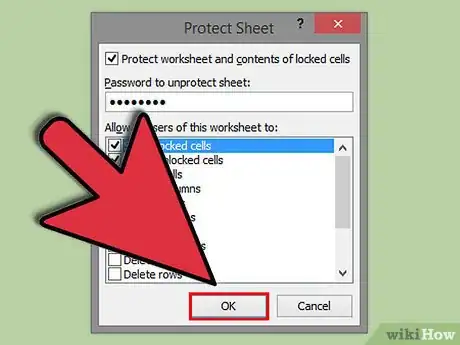 Image titled Lock Cells in Excel Step 11