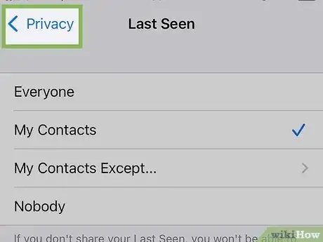 Image titled Change Who Can See Your Last Seen On WhatsApp Step 7