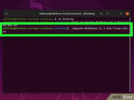 Image titled Install Netbeans on a Linux Step 5