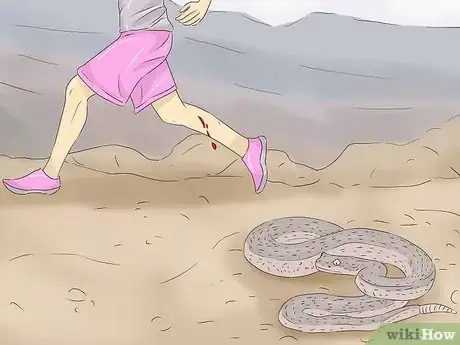 Image titled Treat a Rattlesnake Bite Step 1