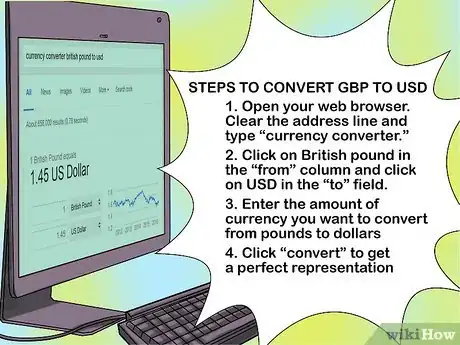 Image titled Convert the British Pound to Dollars Step 3