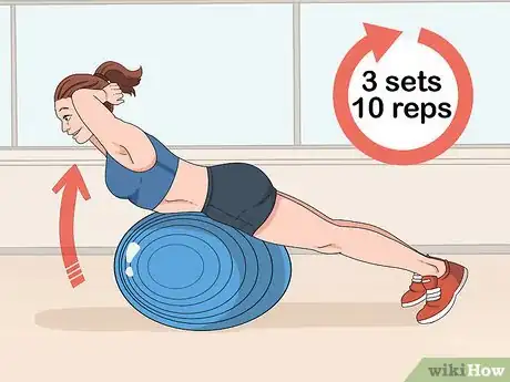 Image titled Use an Exercise Ball to Help with Lower Back Pain Step 1