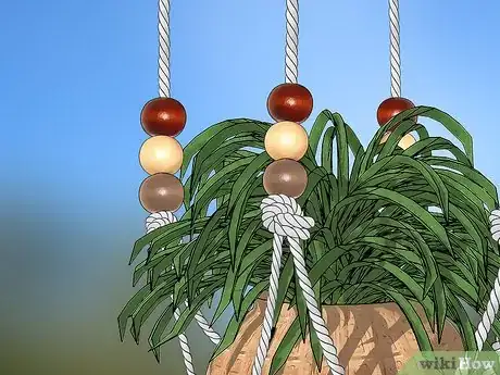 Image titled Hang Planters with Knotted Rope Step 16