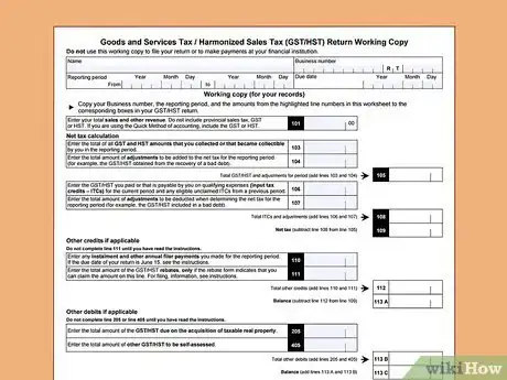 Image titled Complete a Canadian GST Return Step 9