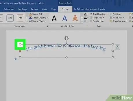 Image titled Bend Words in MS Word Step 9