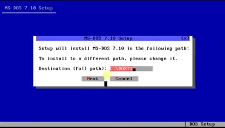 Image titled MS DOS 7.1 install 8.png