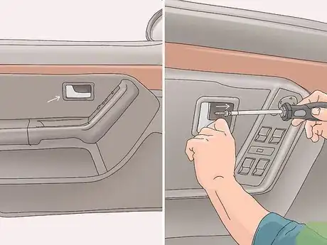 Image titled Remove a Door Panel from a Car Step 1