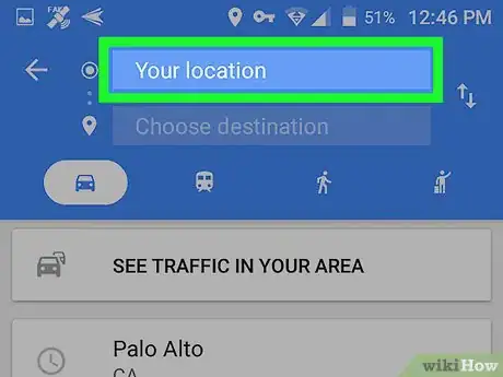 Image titled Change the Route on Google Maps on Android Step 3