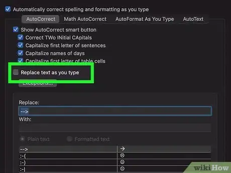 Image titled Turn Off Autocorrect in Word Step 10