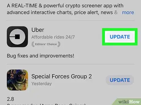 Image titled Update the Uber App on iPhone or iPad Step 4