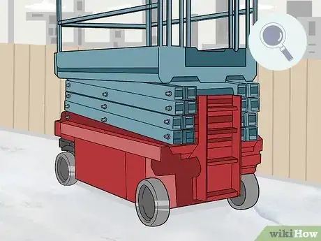 Image titled Operate a Scissor Lift Step 17