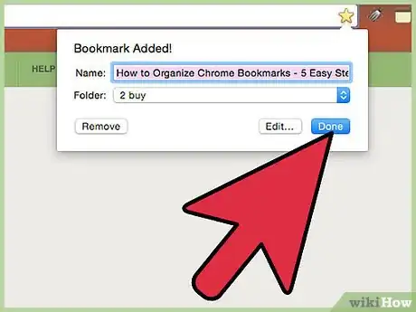 Image titled Organize Chrome Bookmarks Step 10