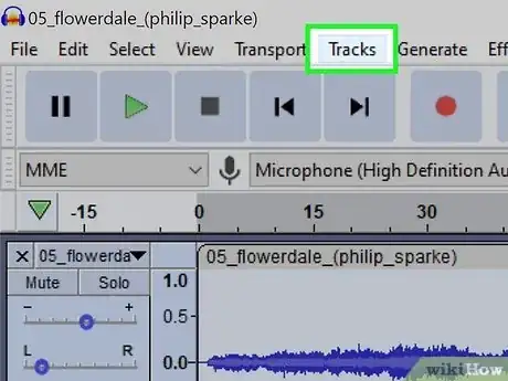 Image titled Change a Mono Track Into Stereo Track Using Audacity Step 6