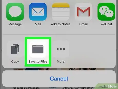 Image titled Save Outlook Emails on iPhone or iPad Step 7