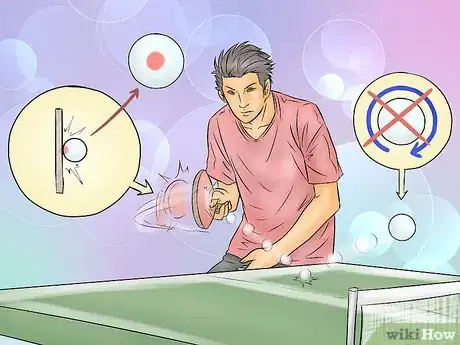 Image titled Serve a Ping Pong Ball With a Topspin Step 1