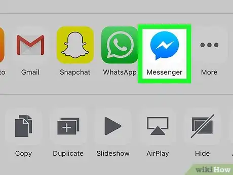 Image titled Post on Facebook Messenger from Your Camera Roll on iPhone or iPad Step 12