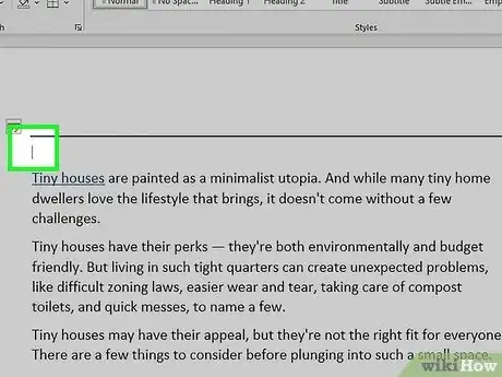 Image titled Get Rid of a Horizontal Line in Microsoft Word Step 10