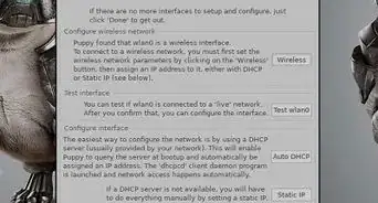 Set up a Wireless Network in Puppy Linux