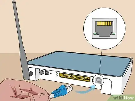 Image titled Connect a Router to a Modem Step 2