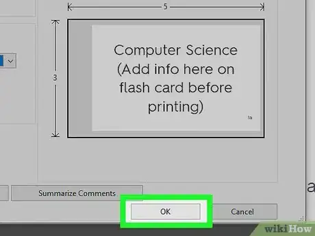 Image titled Print on Note Cards on PC or Mac Step 27