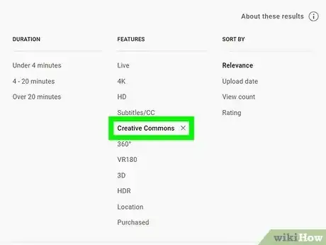 Image titled Find Creative Commons Videos on YouTube Step 4