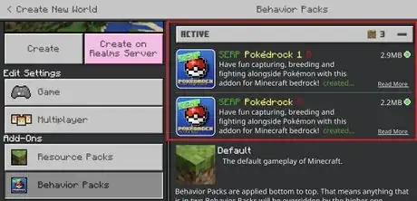 Image titled Activating behavior packs