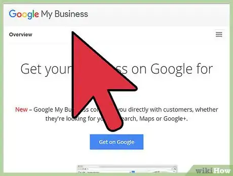 Image titled Get a Free Business Listing in Google Local Step 1