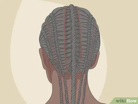 Image titled Braid Cornrows Step 7