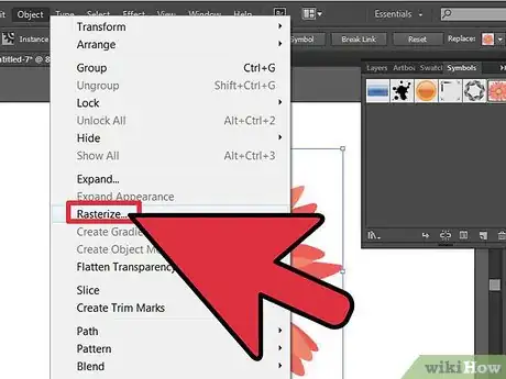 Image titled Rasterize in Illustrator Step 6