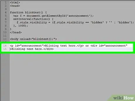 Image titled Make Text Blink in HTML Step 9