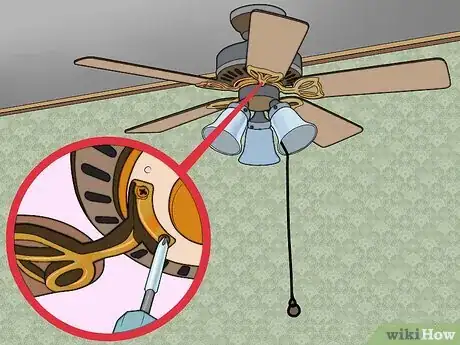 Image titled Fix a Wobbling Ceiling Fan Step 10