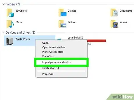 Image titled Transfer Photos from iPhone to PC Step 14