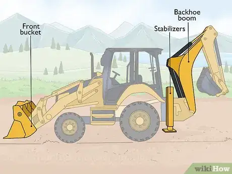 Image titled Operate a Backhoe Step 6