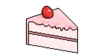 Draw a Pixel Art Cake